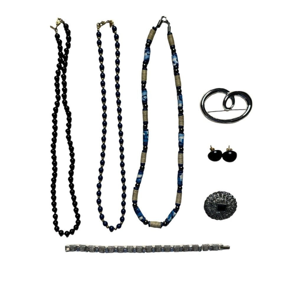 Vintage Costume Jewelry Monet Necklaces Pins Earrings Bracelet Lot